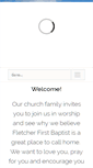 Mobile Screenshot of fletcherfirstbaptist.com